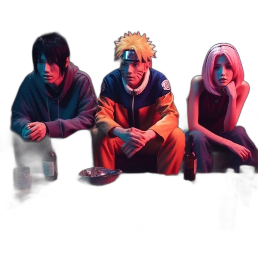 jacket, concept art, anime, pixel art transparent PNG cut-out