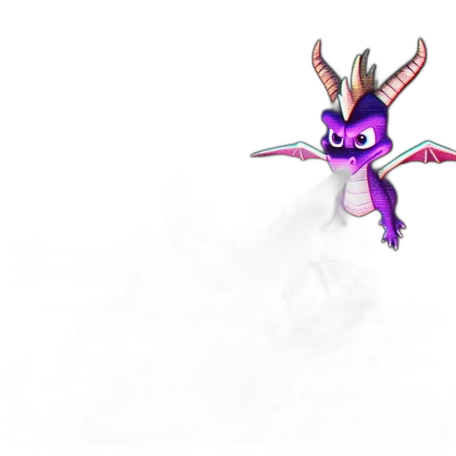 dragon, creature, staff, animal transparent PNG cut-out
