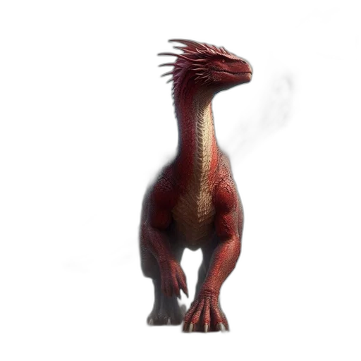 dragon, creature, animal, staff transparent PNG cut-out