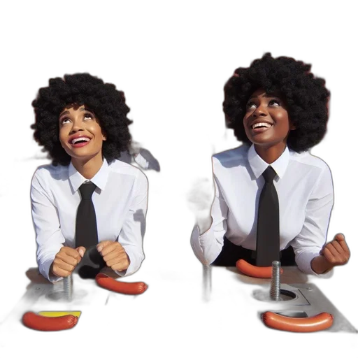 furniture, staff, food, hair transparent PNG cut-out