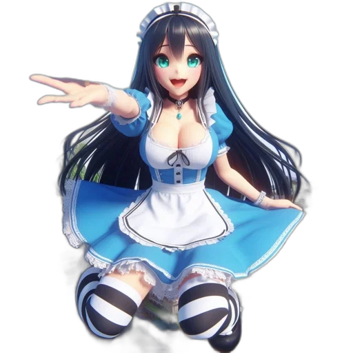 dress, robot, staff, jewelry transparent PNG cut-out