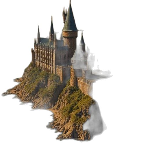 building, dragon, 3d render, fantasy art transparent PNG cut-out