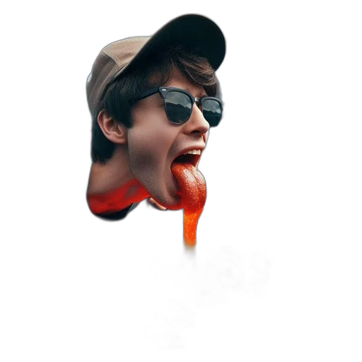 face, creature, hat, animal transparent PNG cut-out