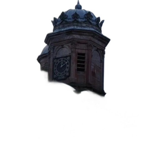 building, crown, hat, staff transparent PNG cut-out