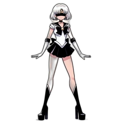 weapon, staff, robot, comic book art transparent PNG cut-out