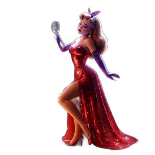 dress, crown, concept art, 3d render transparent PNG cut-out