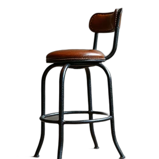 furniture, 3d render, antique, iron transparent PNG cut-out