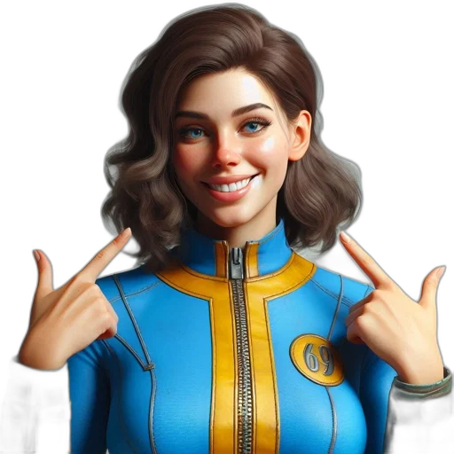 face, staff, jacket, concept art transparent PNG cut-out