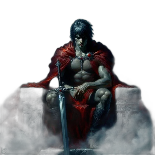 sword, fantasy art, concept art, comic book art transparent PNG cut-out