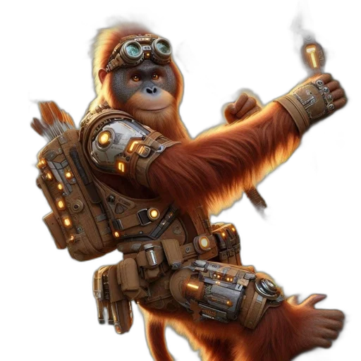staff, animal, creature, concept art transparent PNG cut-out