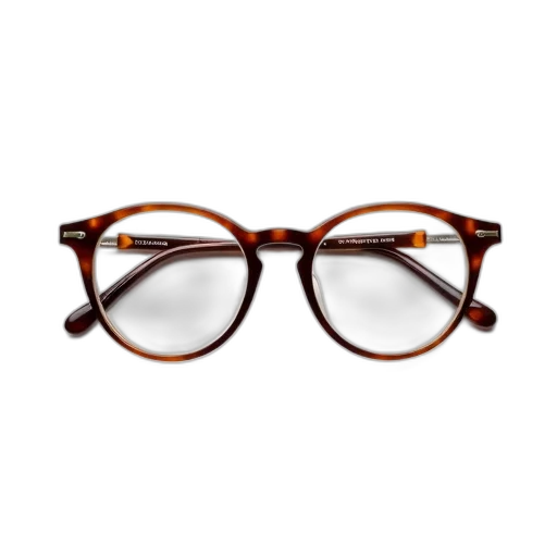 earth tones, pair, round, eyeglasses transparent PNG cut-out