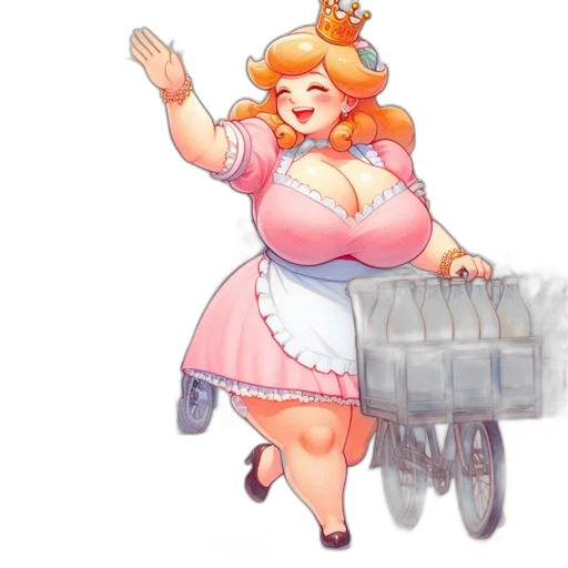 dress, staff, concept art, watercolor transparent PNG cut-out
