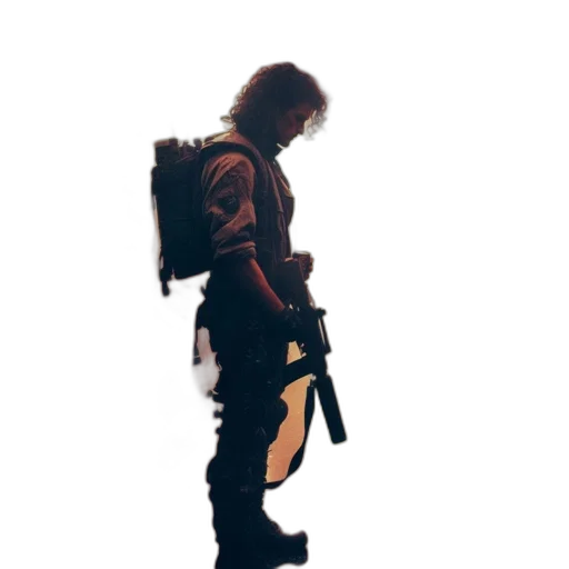 jacket, weapon, staff, sword transparent PNG cut-out
