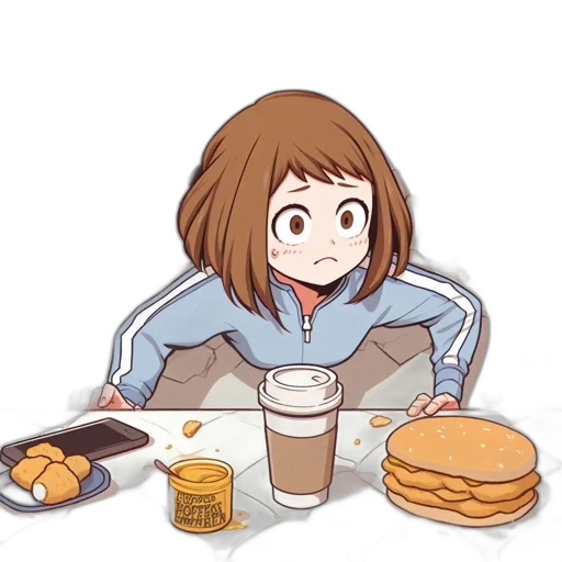 food, robot, jacket, creature transparent PNG cut-out