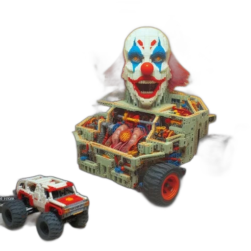 car, concept art, 3d render, box transparent PNG cut-out