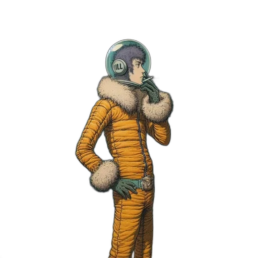mask, creature, jacket, robot transparent PNG cut-out
