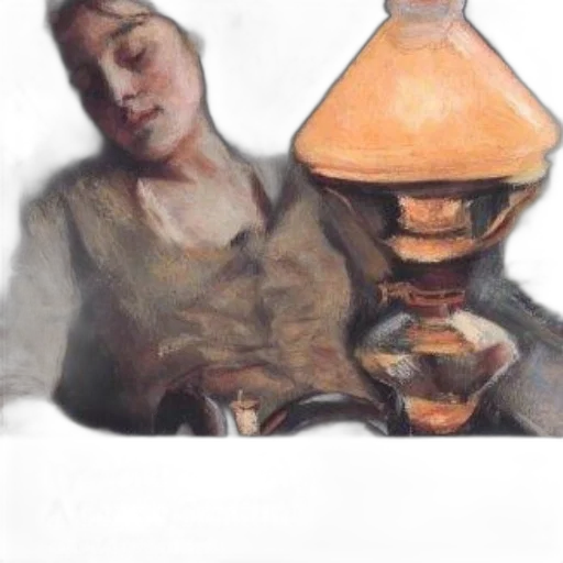 bottle, face, staff, dress transparent PNG cut-out