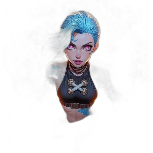 face, jewelry, staff, jacket transparent PNG cut-out