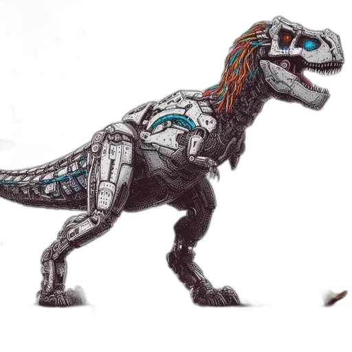 animal, creature, dragon, robot transparent PNG cut-out