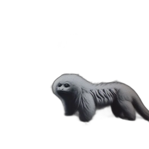 animal, creature, dragon, hair transparent PNG cut-out