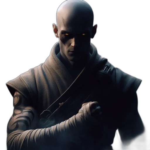 staff, weapon, face, concept art transparent PNG cut-out