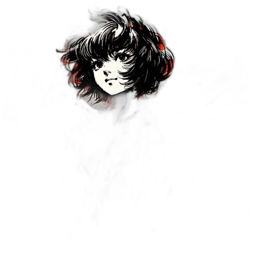 face, crown, hair, mask transparent PNG cut-out