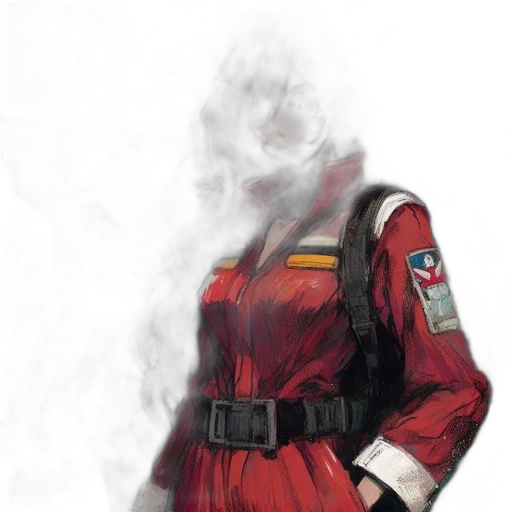 jacket, staff, mask, robot transparent PNG cut-out