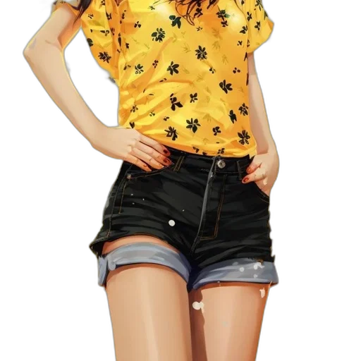 dress, cartoon, photorealistic, 3d render transparent PNG cut-out