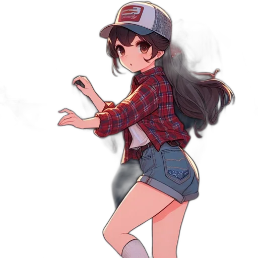 hat, jacket, dress, weapon transparent PNG cut-out