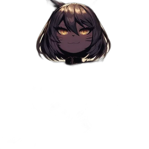 mask, hair, face, creature transparent PNG cut-out