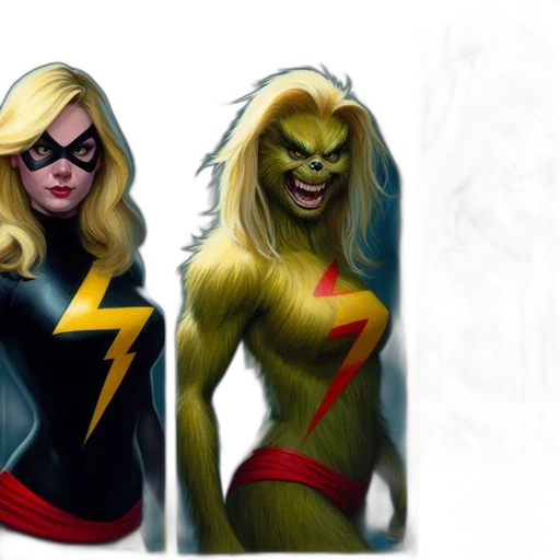 comic book art, concept art, fantasy art, 3d render transparent PNG cut-out