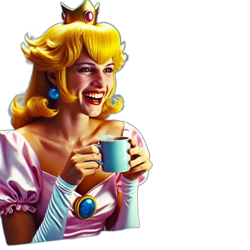 crown, dress, pixel art, concept art transparent PNG cut-out