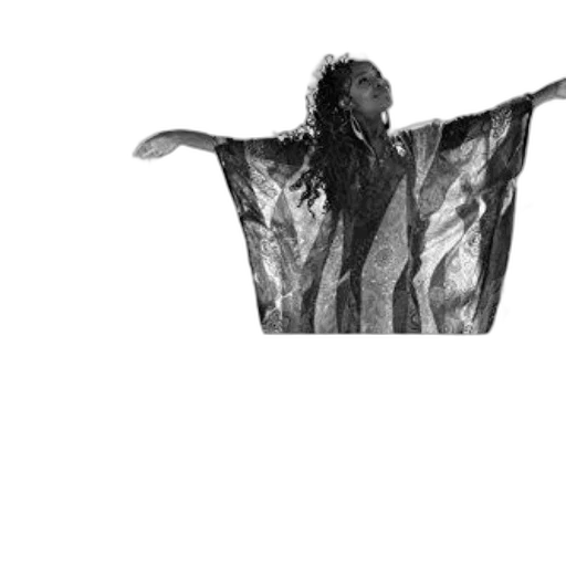 jacket, dress, umbrella, hair transparent PNG cut-out