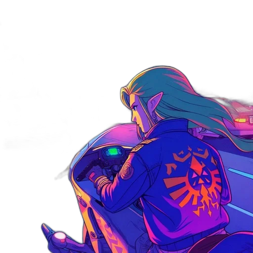 jacket, sword, robot, weapon transparent PNG cut-out
