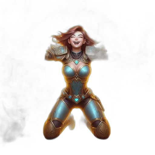 robot, staff, fantasy art, concept art transparent PNG cut-out