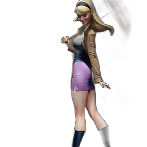 staff, concept art, comic book art, 3d render transparent PNG cut-out