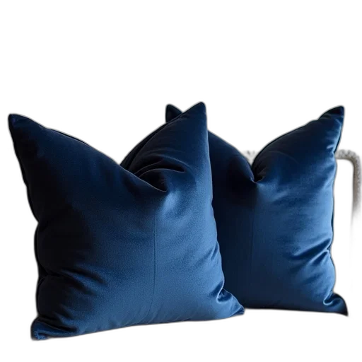 furniture, 3d render, photorealistic, blue transparent PNG cut-out