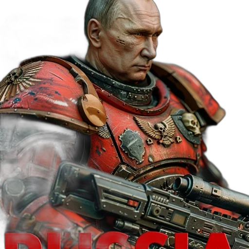 weapon, face, robot, staff transparent PNG cut-out