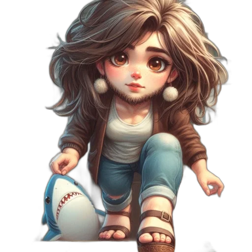 fantasy art, concept art, photorealistic, cartoon transparent PNG cut-out