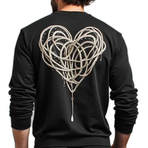 jacket, 3d render, photorealistic, love transparent PNG cut-out