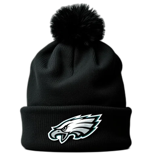 hat, nfl, eagles, cuffed transparent PNG cut-out
