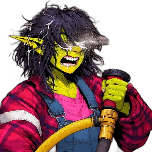 staff, mask, creature, face transparent PNG cut-out