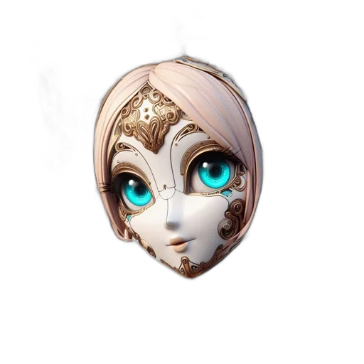 mask, face, jewelry, crown transparent PNG cut-out