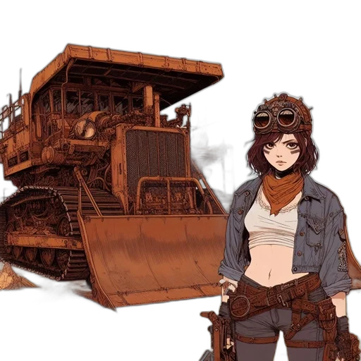 weapon, jacket, robot, animal transparent PNG cut-out