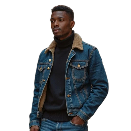 jacket, face, staff, concept art transparent PNG cut-out