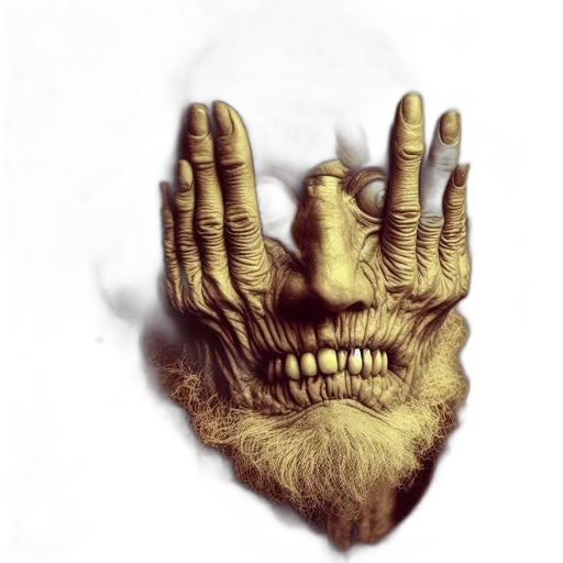 mask, face, creature, crown transparent PNG cut-out