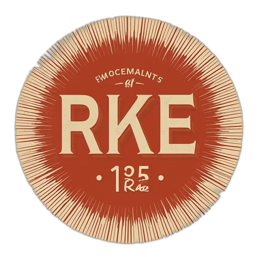 red, vintage, style, label transparent PNG cut-out