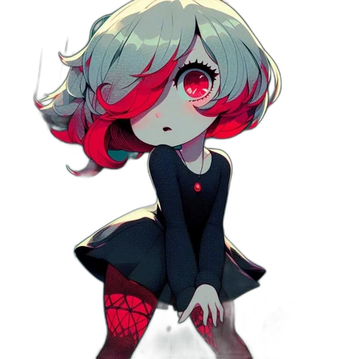 mask, creature, dress, staff transparent PNG cut-out