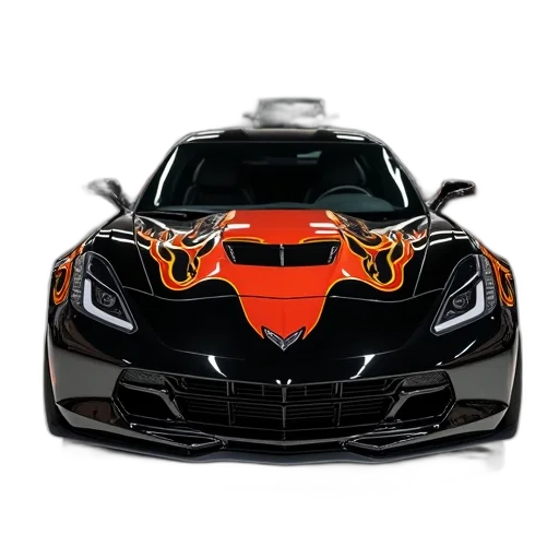 car, 3d render, photorealistic, black transparent PNG cut-out