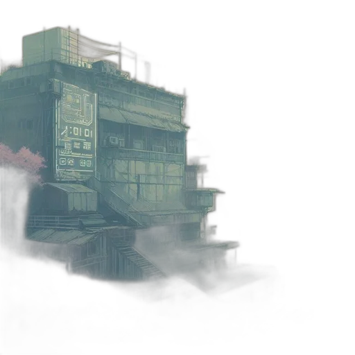 building, robot, car, weapon transparent PNG cut-out